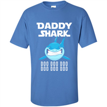 Load image into Gallery viewer, Daddy Shark T-shirt Doo Doo Doo Father’s Day Youth Kids