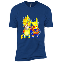 Load image into Gallery viewer, Pikachu And Songoku Pokemon Dragon Ball Mashup