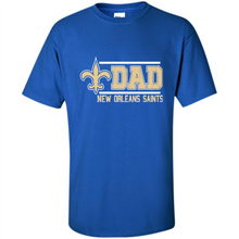 Load image into Gallery viewer, Dad #1 New Orleans Saints Shirt - Father's Day