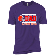 Load image into Gallery viewer, Dad #1 Cleveland Browns Shirt Father's Day