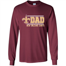 Load image into Gallery viewer, Dad #1 New Orleans Saints Shirt - Father's Day