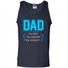 Load image into Gallery viewer, Dad the man the legend wallet