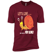 Load image into Gallery viewer, Snail Let’s Live Very Slowly Shirt