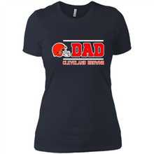 Load image into Gallery viewer, Dad #1 Cleveland Browns Shirt Father's Day
