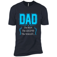 Load image into Gallery viewer, Dad the man the legend wallet