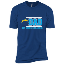 Load image into Gallery viewer, Dad #1 Los Angeles Chargers Shirt Father's Day