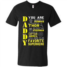 Load image into Gallery viewer, Dad Papa - Super Hero Bat T shirt Man Father Day Gift Iron