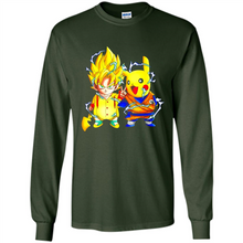 Load image into Gallery viewer, Pikachu And Songoku Pokemon Dragon Ball Mashup