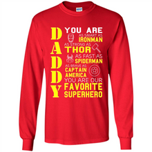 Load image into Gallery viewer, Dad Papa - Super Hero Bat T shirt Man Father Day Gift Iron