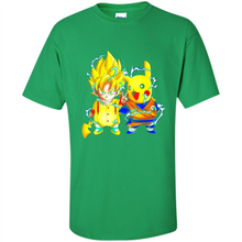 Load image into Gallery viewer, Pikachu And Songoku Pokemon Dragon Ball Mashup