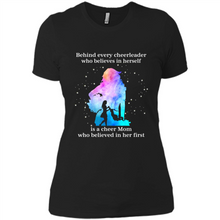 Load image into Gallery viewer, Behind Every Cheerleader Is A Cheer Mom Gift Shirt For Mother's Day