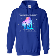 Load image into Gallery viewer, Behind Every Cheerleader Is A Cheer Mom Gift Shirt For Mother's Day