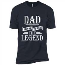 Load image into Gallery viewer, Dad The Man The Myth The Legend T Shirt, Father's Day