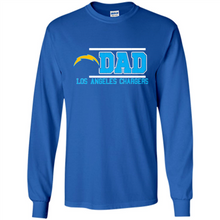 Load image into Gallery viewer, Dad #1 Los Angeles Chargers Shirt Father's Day