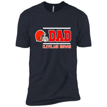 Load image into Gallery viewer, Dad #1 Cleveland Browns Shirt Father's Day