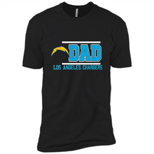 Load image into Gallery viewer, Dad #1 Los Angeles Chargers Shirt Father's Day