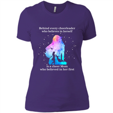 Load image into Gallery viewer, Behind Every Cheerleader Is A Cheer Mom Gift Shirt For Mother's Day