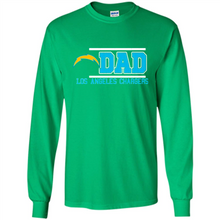 Load image into Gallery viewer, Dad #1 Los Angeles Chargers Shirt Father's Day