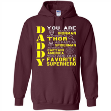 Load image into Gallery viewer, Dad Papa - Super Hero Bat T shirt Man Father Day Gift Iron