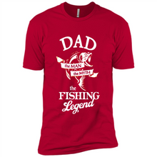 Load image into Gallery viewer, Dad The Man The Myth The Fishing Legend