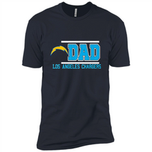Load image into Gallery viewer, Dad #1 Los Angeles Chargers Shirt Father's Day