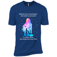 Load image into Gallery viewer, Behind Every Cheerleader Is A Cheer Mom Gift Shirt For Mother's Day