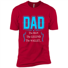 Load image into Gallery viewer, Dad the man the legend wallet
