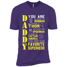 Load image into Gallery viewer, Dad Papa - Super Hero Bat T shirt Man Father Day Gift Iron