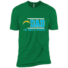 Load image into Gallery viewer, Dad #1 Los Angeles Chargers Shirt Father's Day