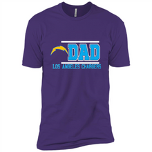 Load image into Gallery viewer, Dad #1 Los Angeles Chargers Shirt Father's Day