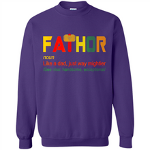 Load image into Gallery viewer, Mens Fa-Thor Like Dad Shirt - Fathers Day