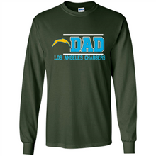 Load image into Gallery viewer, Dad #1 Los Angeles Chargers Shirt Father's Day