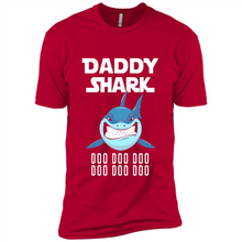 Load image into Gallery viewer, Daddy Shark T-shirt Doo Doo Doo Father’s Day Youth Kids
