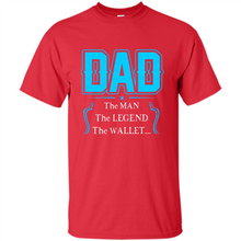 Load image into Gallery viewer, Dad the man the legend wallet