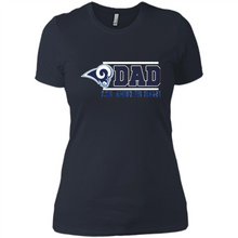 Load image into Gallery viewer, Dad #1 Los Angeles Rams Shirt - Father's Day