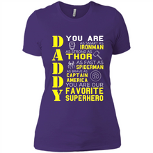 Load image into Gallery viewer, Dad Papa - Super Hero Bat T shirt Man Father Day Gift Iron