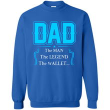 Load image into Gallery viewer, Dad the man the legend wallet