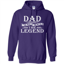 Load image into Gallery viewer, Dad The Man The Myth The Legend T Shirt, Father's Day