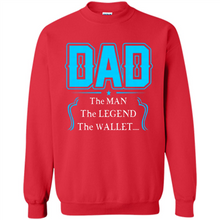 Load image into Gallery viewer, Dad the man the legend wallet