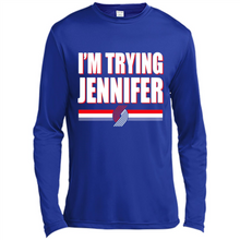 Load image into Gallery viewer, Portland Trail Blazers I’m Trying Jennifer