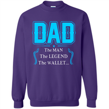 Load image into Gallery viewer, Dad the man the legend wallet