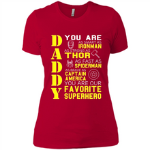Load image into Gallery viewer, Dad Papa - Super Hero Bat T shirt Man Father Day Gift Iron