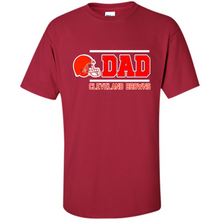 Load image into Gallery viewer, Dad #1 Cleveland Browns Shirt Father's Day