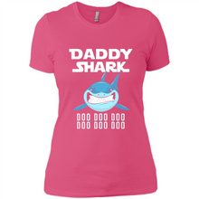 Load image into Gallery viewer, Daddy Shark T-shirt Doo Doo Doo Father’s Day Youth Kids