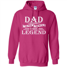 Load image into Gallery viewer, Dad The Man The Myth The Legend T Shirt, Father's Day