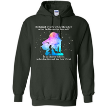 Load image into Gallery viewer, Behind Every Cheerleader Is A Cheer Mom Gift Shirt For Mother's Day