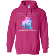 Load image into Gallery viewer, Behind Every Cheerleader Is A Cheer Mom Gift Shirt For Mother's Day