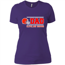 Load image into Gallery viewer, Dad #1 Cleveland Browns Shirt Father's Day