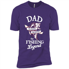 Load image into Gallery viewer, Dad The Man The Myth The Fishing Legend