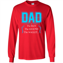 Load image into Gallery viewer, Dad the man the legend wallet